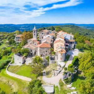 Hum Kroatien die kleinste Stadt der Welt