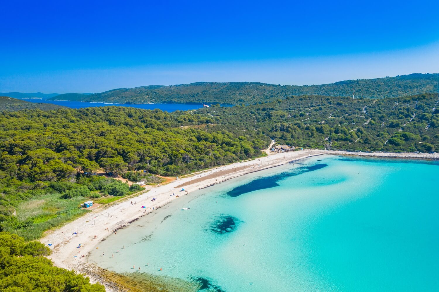 Strand Sakarun Strandurlaub Kroatien auf Dugi Otok