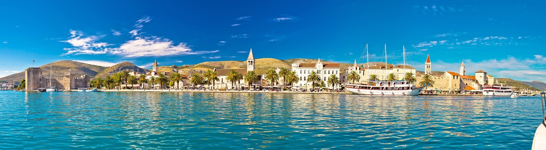 Trogir Kroatien UNESCO Weltkulturerbe Panoramablick