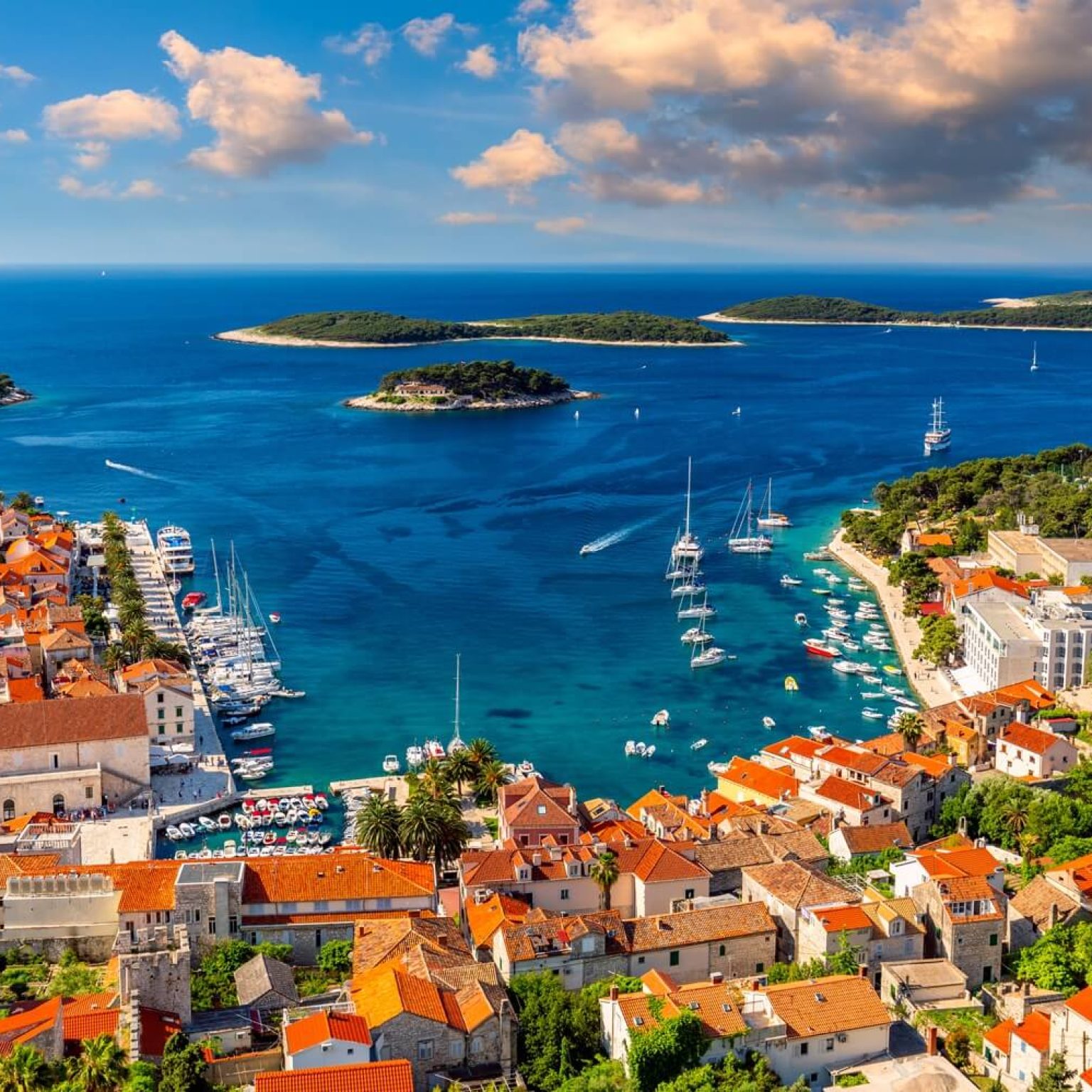 Hvar Kroatien und die Pakleni Inseln