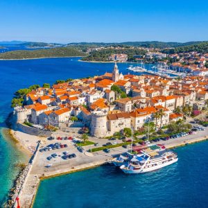 Wyspa Korčula Chorwacja Miejsce urodzenia Marco Polo