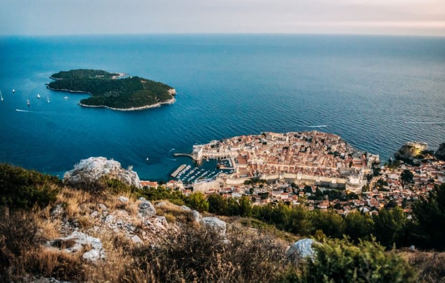 Dubrovnik: Zip-Line-Erlebnis bei Sonnenuntergang mit anschließendem Wein