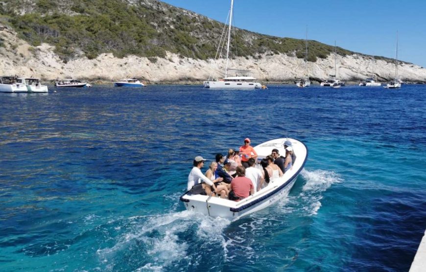 Split oder Trogir: Tagesausflug mit dem Schnellboot zur Blauen Höhle, Vis und Hvar