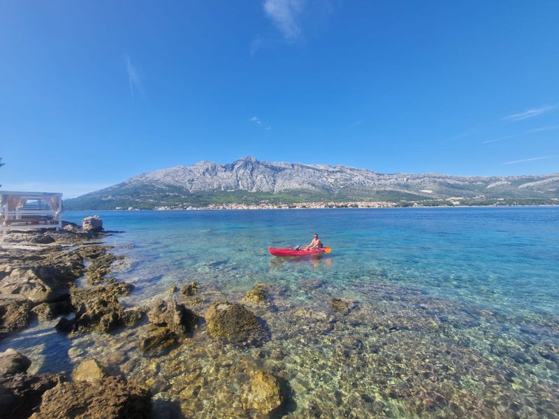 Sea kayaking Orebić - kayak tour to the islet of Badija