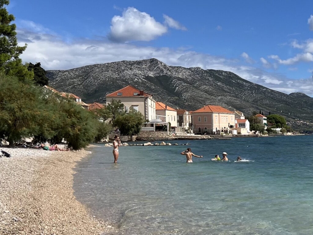 Orebic Main Beach Peljesac